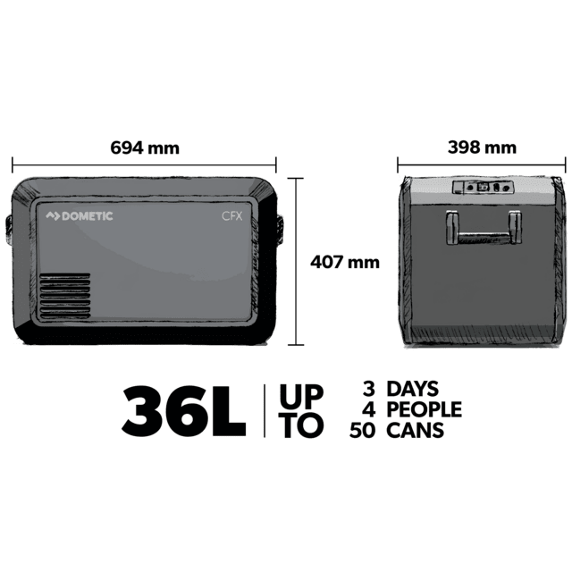 CFX3 35 Kompressorkühlbox 36L | S4 Supplies