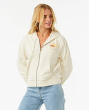 Line Up Relaxed zip hooded Fleece Woman | S4 Supplies