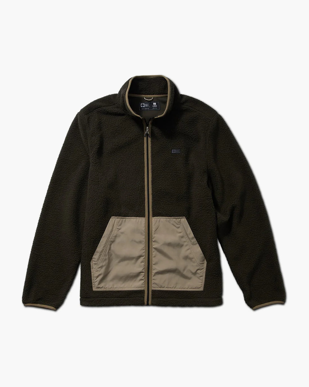 SWELLTER HIGH PILE SHERPA ZIP - Coal