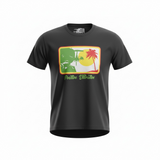 T-Shirt mit Palmen und helikopter, S4 Supplies, Thirty Seconds Out, 