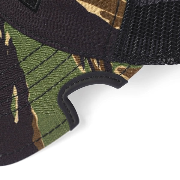 FIELDCRAFT Low Profile Tiger Stripe Tactical Hat - Adjustable Operator Cap, One Size Fits All