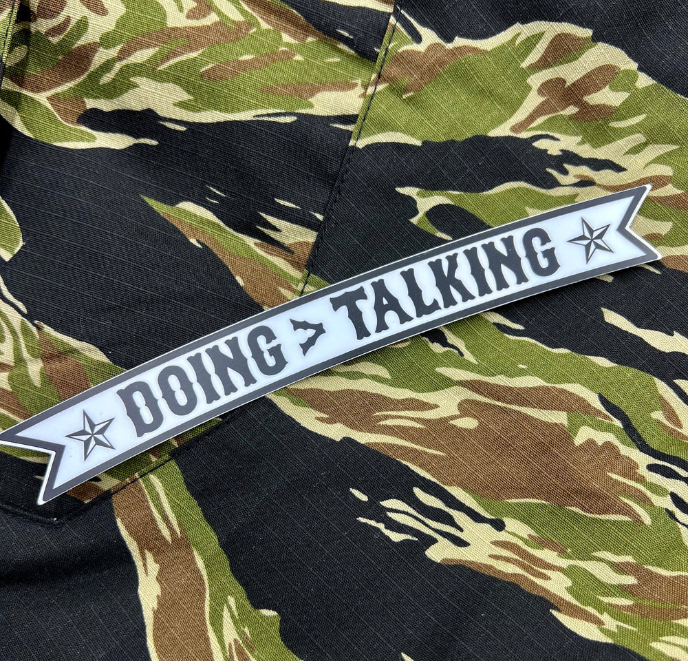 Doing / Talking - Moral Sticker | S4 Supplies
