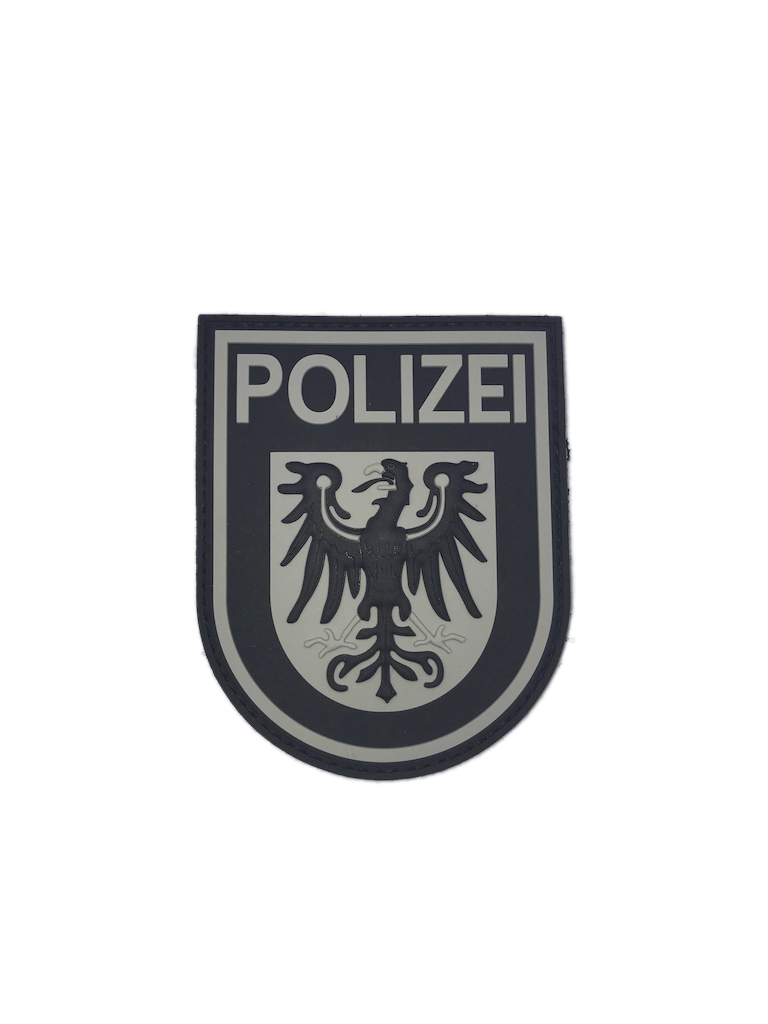 Ärmelabzeichen Polizei Brandenburg (Tactical / grau-schwarz)